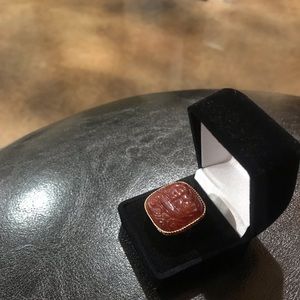 Carnelian 14KT Gold Ring